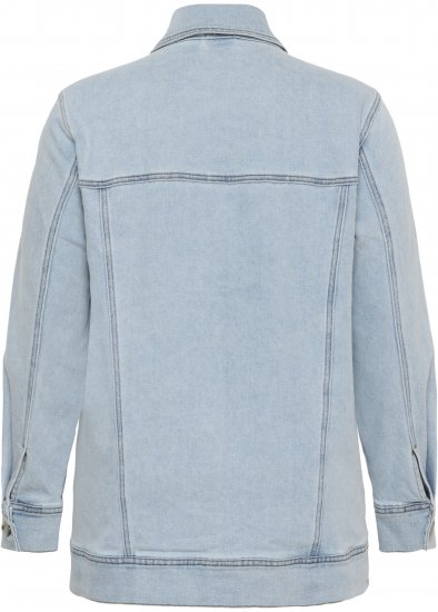 Kaffe Curve Ninna Casual Jacket Light Blue Washed - Bundy - 