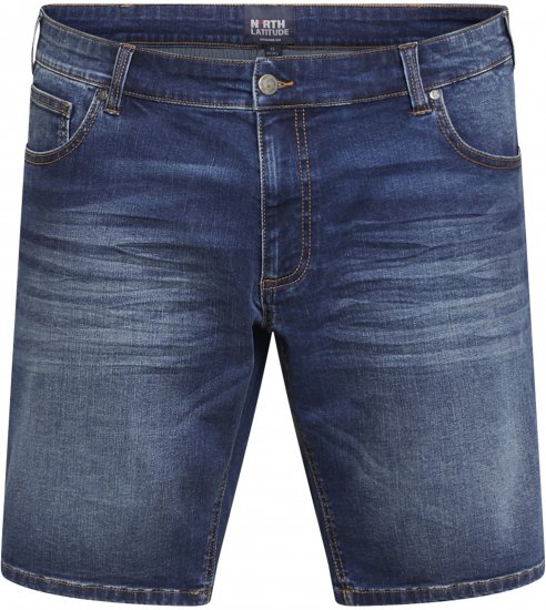 North Latitude 61156 Ringo Džínové Šortky Denim - Šortky - Šortky Nadměrné Velikosti W40-W60