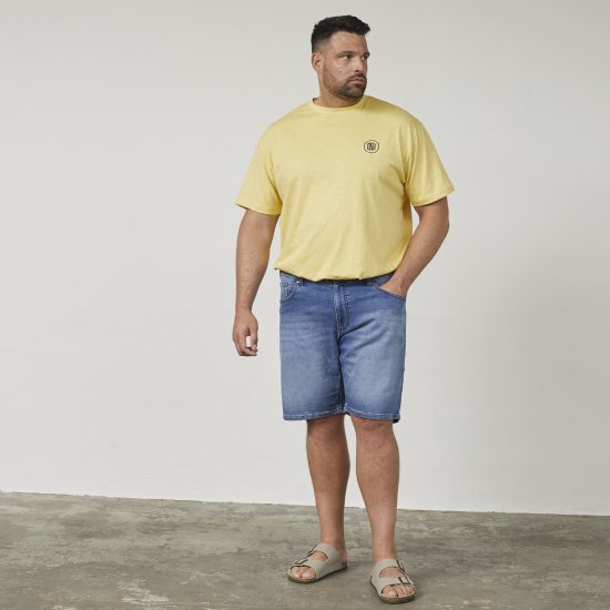 North Latitude 61339 Mick Jog Džínové Šortky Denim Modrá - Šortky - Šortky Nadměrné Velikosti W40-W60