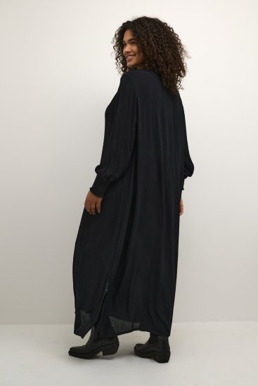 Kaffe Curve Miriam Ami Šaty Sytě černá - Šaty - 