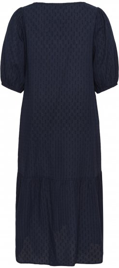 Kaffe Curve Thea Dress Midnight Marine - Maxi šaty - 