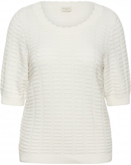 Kaffe Curve Lotia Pullover Chalk - Pletené svetry - 