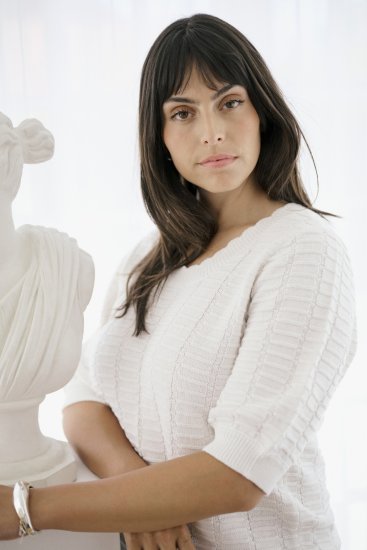 Kaffe Curve Lotia Pullover Chalk - Pletené svetry - 