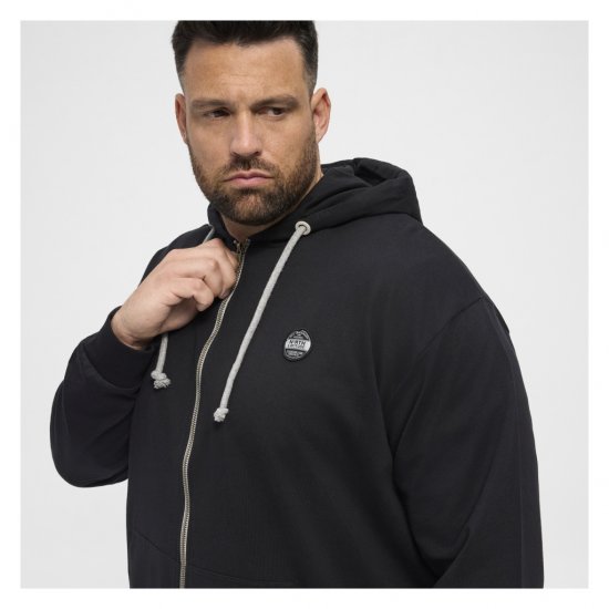 North Latitude Cardigan Hoodie Black - Mikiny & mikiny s kapucí - Mikiny & Mikiny s kapucí 2XL-12XL