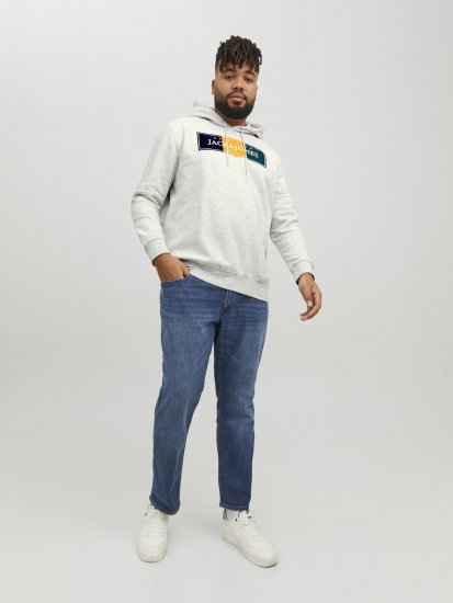 Jack & Jones Codyy Hoodie White - Mikiny & mikiny s kapucí - Mikiny & Mikiny s kapucí 2XL-12XL