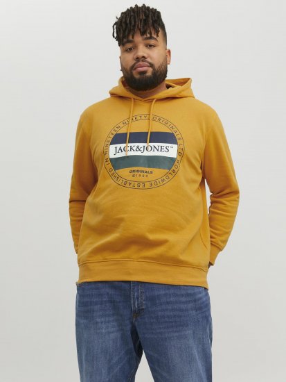 Jack & Jones Codyy Hoodie Yellow - Mikiny & mikiny s kapucí - Mikiny & Mikiny s kapucí 2XL-12XL