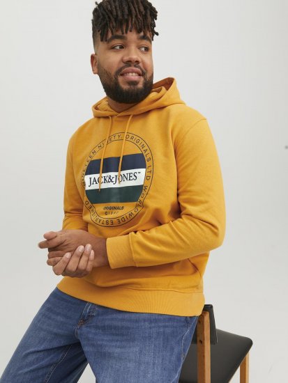 Jack & Jones Codyy Hoodie Yellow - Mikiny & mikiny s kapucí - Mikiny & Mikiny s kapucí 2XL-12XL