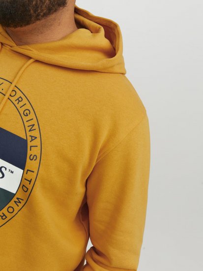 Jack & Jones Codyy Hoodie Yellow - Mikiny & mikiny s kapucí - Mikiny & Mikiny s kapucí 2XL-12XL