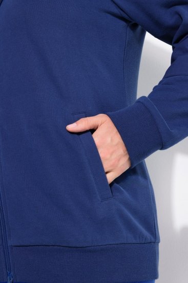 Ulla Popken Athletic Department Hoodie Navy - Mikiny & mikiny s kapucí - Pohodlné mikiny, hoodie a pleteniny