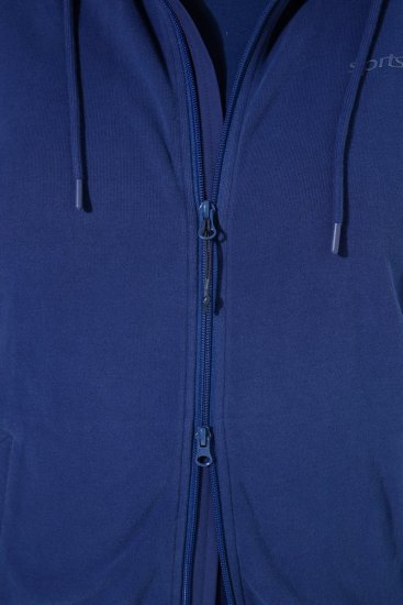 Ulla Popken Athletic Department Hoodie Navy - Mikiny & mikiny s kapucí - Pohodlné mikiny, hoodie a pleteniny