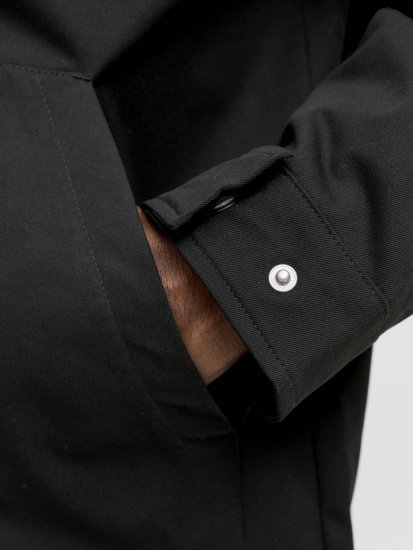 Jack & Jones Winson Worker Jacket Black - Bundy - Bundy Nadměrné Velikosti - 2XL-8XL