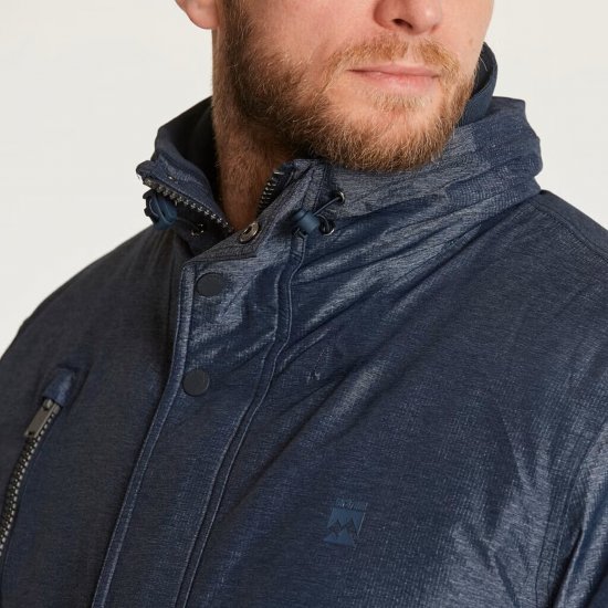 North Latitude 23134 Padded Jacket Waterproof 3K Navy - Bundy - Bundy Nadměrné Velikosti - 2XL-8XL