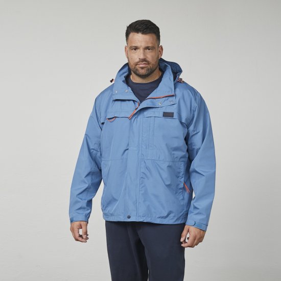 North Latitude 61104 Bunda s detaily WP3000 Světle modrá - Bundy - Bundy Nadměrné Velikosti - 2XL-8XL