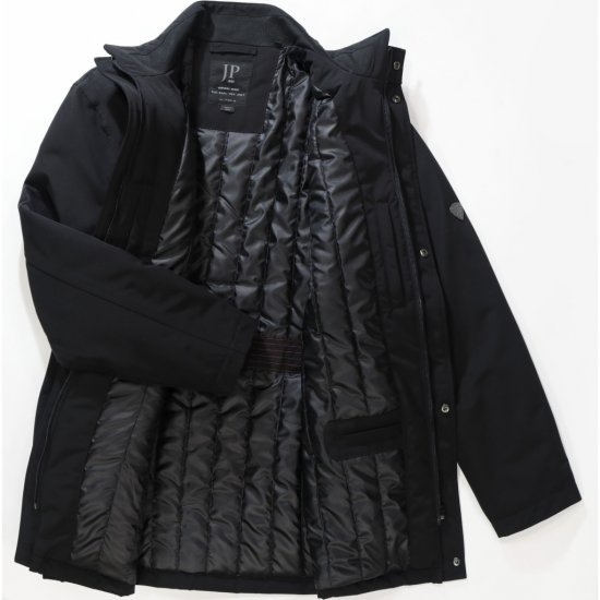 JP1880 Jacket Business Waterproof Windproof Black TALL - PÁNSKÉ OBLEČENÍ MT-6XLT - TALL-velikosti
