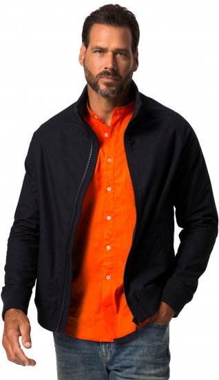 JP1880 Blouson Jacket FLEXNAMIC with Stand-up Collar Navy - Bundy - Bundy Nadměrné Velikosti - 2XL-8XL