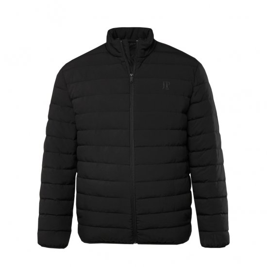 JP1880 Jacket Quilted Stand-up Collar Black - Bundy - Bundy Nadměrné Velikosti - 2XL-8XL
