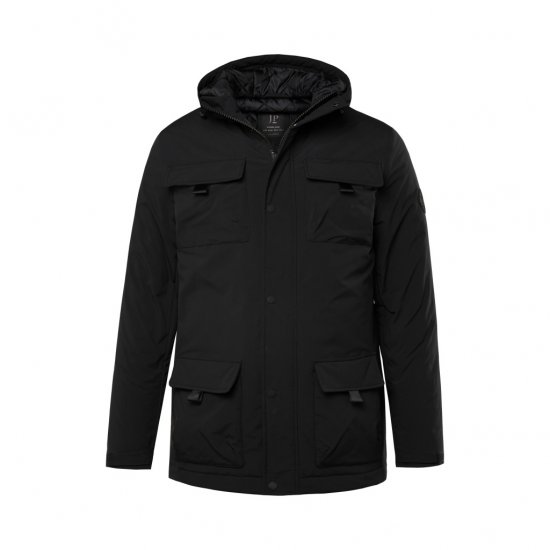 JP1880 Field Jacket Wind-repellent Black - Bundy - Bundy Nadměrné Velikosti - 2XL-8XL