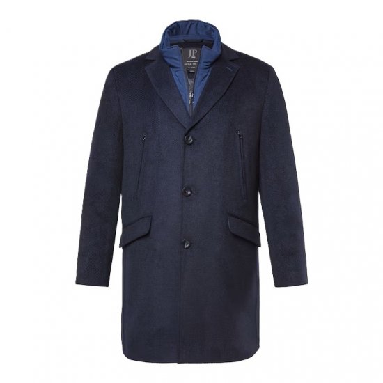 JP1880 Coat Flexnamic With Removable Insert Navy - Bundy - Bundy Nadměrné Velikosti - 2XL-8XL