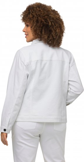 Ulla Popken Denim Jacket White - Bundy - 