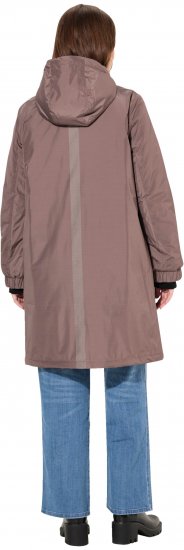 Ulla Popken HYPRAR Triple Function Weatherproof Jacket Taupe - Bundy - 