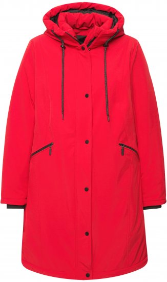 Ulla Popken HYPRAR Triple Function Weather Proof Coat Salsa Red - Ulla Popken - 