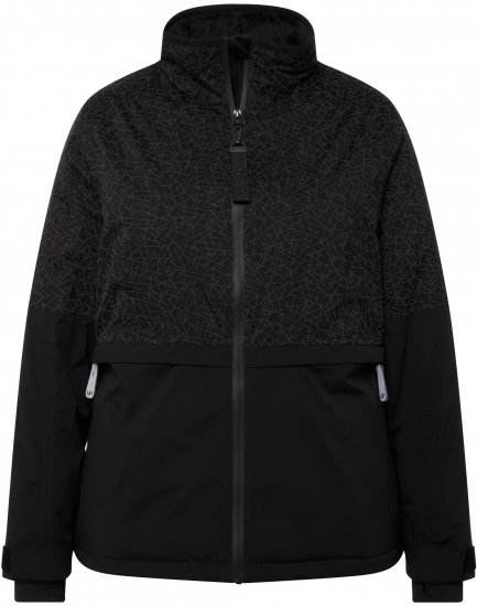 Ulla Popken HYPRAR Waterproof Running Jacket Black - Bundy - 