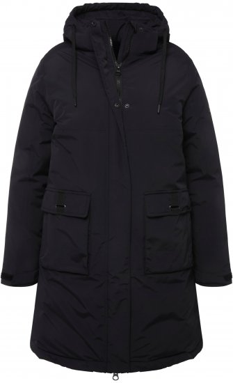 Ulla Popken HYPRAR Triple Function Fully Lined Waterproof Coat Black - Bundy - 