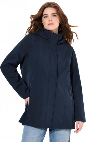 Ulla Popken HYPRAR Softshell Jacket Navy - Bundy - 