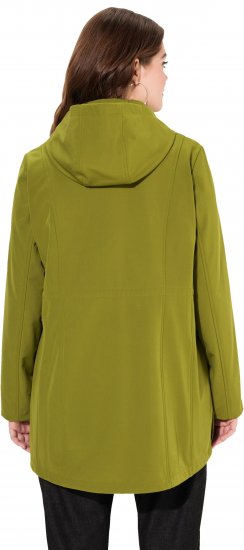 Ulla Popken HYPRAR Softshell Jacket Pale Khaki - Bundy - 