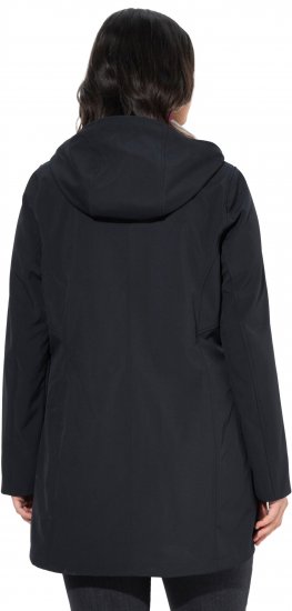 Ulla Popken HYPRAR Water-Repellent Softshell Jacket Black - Bundy - 