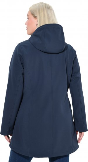 Ulla Popken HYPRAR Water-Repellent Softshell Jacket Navy - Bundy - 