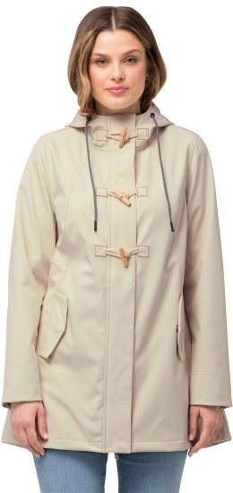 Ulla Popken HYPRAR Water-Repellent Softshell Jacket Vanilla - Bundy - 
