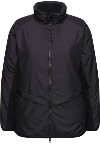 Ulla Popken Lightweight Functional Jacket Black - Bundy - 