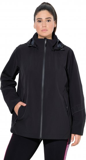Ulla Popken Triple Function Performance Jacket Black - Bundy - 
