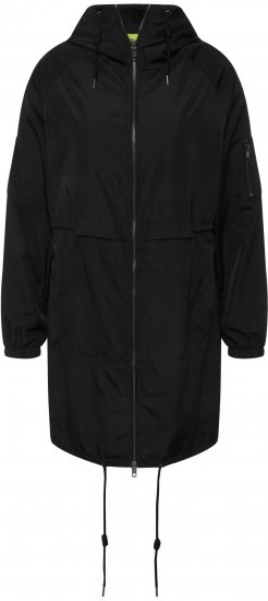 Ulla Popken Versatile Hooded Jacket Black - Bundy - 