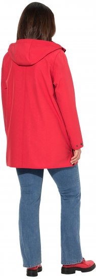 Ulla Popken HYPRAR Softshell Fleece-Lined Jacket Salsa Red - Bundy - 