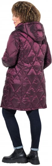 Ulla Popken HYPRAR Diamond Quilted Jacket Carmine Red - Bundy - 