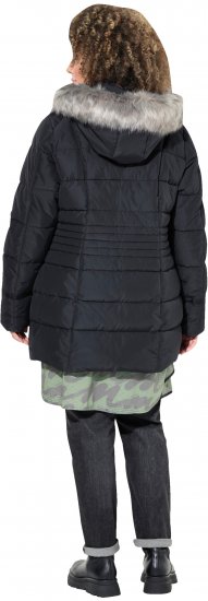 Ulla Popken HYPRAR Quilted Jacket Black - Bundy - 