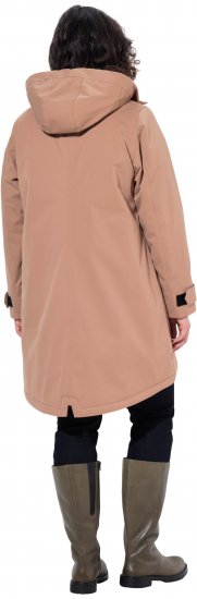 Ulla Popken HYPRAR Triple-Function Longline Jacket Camel - Bundy - 