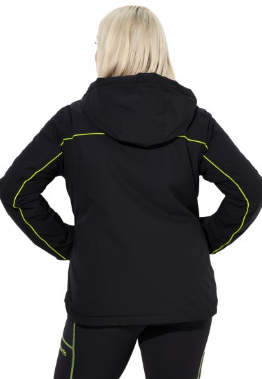 Ulla Popken HYPRAR Triple Function Coat Black - Bundy - 