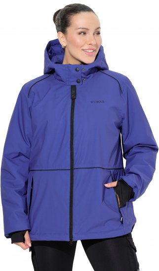 Ulla Popken HYPRAR Triple Function Coat Blueberry - Bundy - 