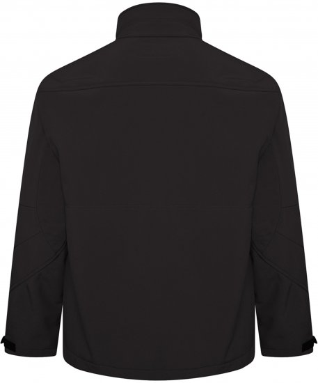 Kam Jeans KV132 Softshell Panelled Jacket Black - Bundy - Bundy Nadměrné Velikosti - 2XL-8XL