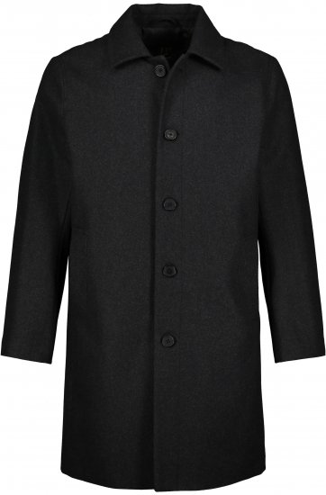 JP1880 Coat Wool Blend Water Repellent Dark Grey - Bundy - Bundy Nadměrné Velikosti - 2XL-8XL