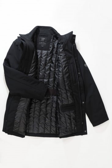 JP1880 Jacket Business Waterproof Black - Bundy - Bundy Nadměrné Velikosti - 2XL-8XL