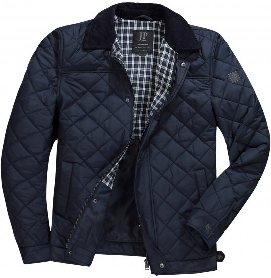 JP1880 Jacket Quilted Navy - Bundy - Bundy Nadměrné Velikosti - 2XL-8XL