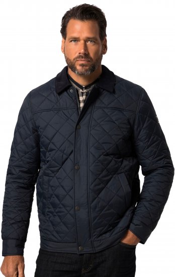 JP1880 Jacket Quilted Navy - Bundy - Bundy Nadměrné Velikosti - 2XL-8XL
