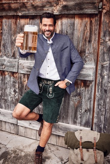 JP1880 Traditional Jacket Linen Blend Navy - Bundy - Bundy Nadměrné Velikosti - 2XL-8XL