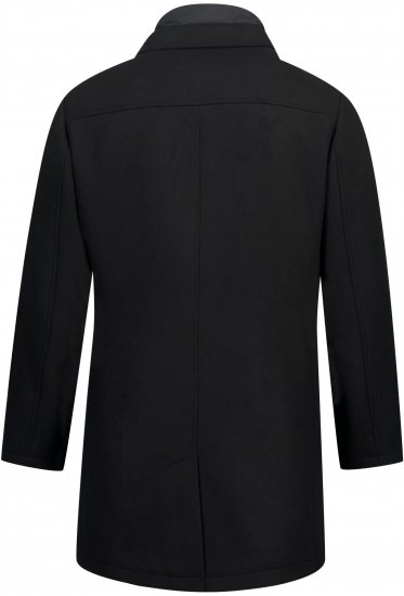 JP1880 Coat Wool Blend Quilted Black - Bundy - Bundy Nadměrné Velikosti - 2XL-8XL