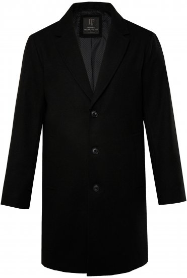 JP1880 Coat Classic Wool Blend Black - Bundy - Bundy Nadměrné Velikosti - 2XL-8XL