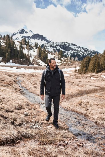 JP1880 Field Jacket Wind-repellent Black - Bundy - Bundy Nadměrné Velikosti - 2XL-8XL